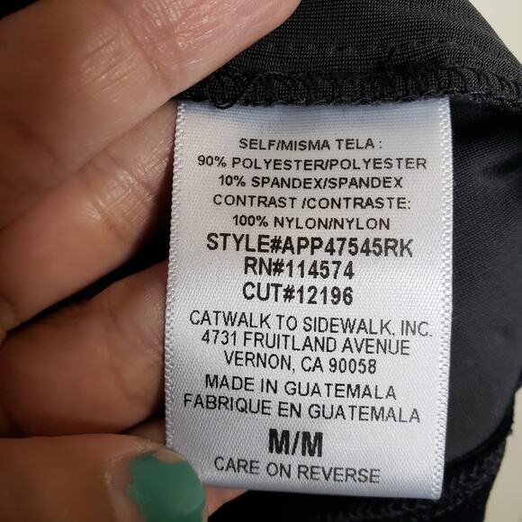 Pleione| Black Embroidered Mesh Velvet Blouse - Picture 7 of 10